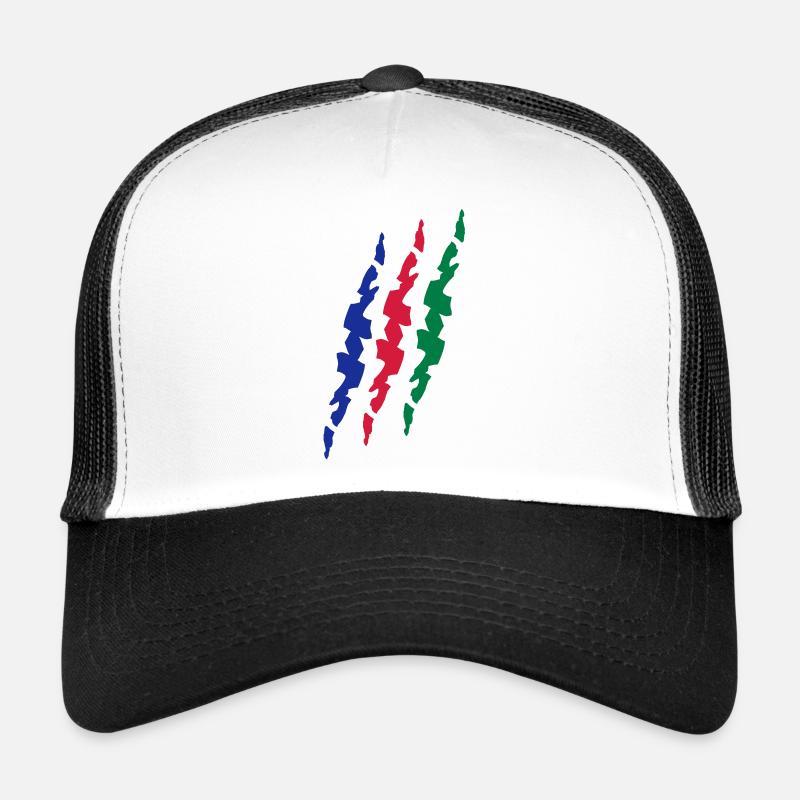 scar_flag_vec_3 fr Casquette trucker 