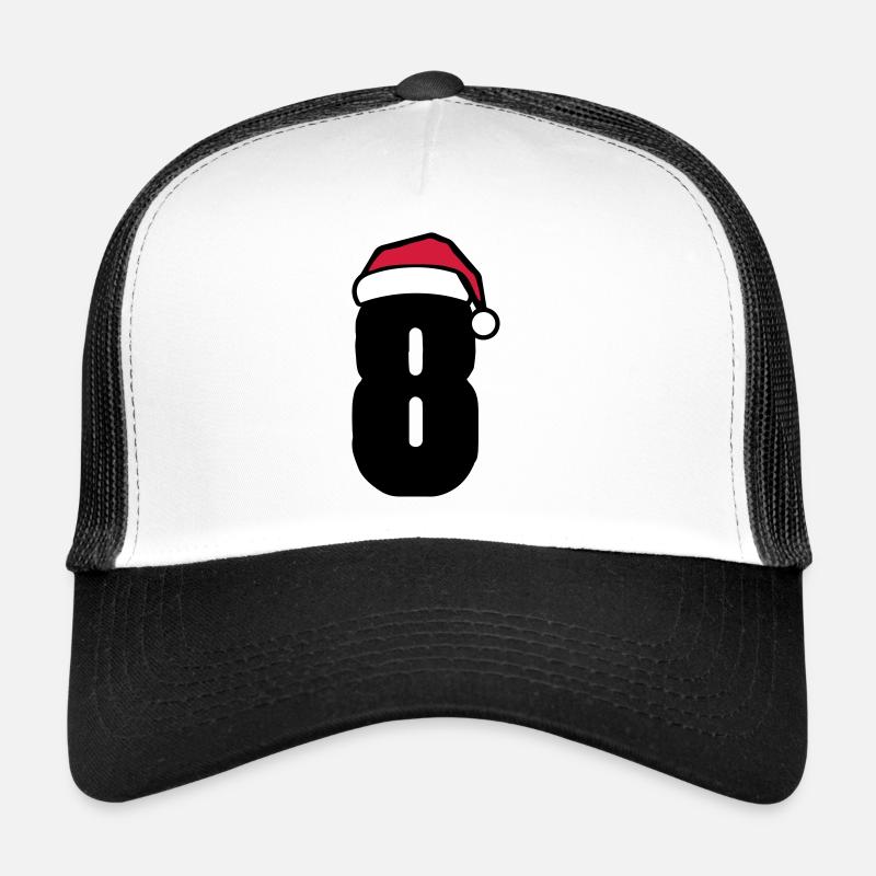 8 Numéro de Noël Casquette trucker 