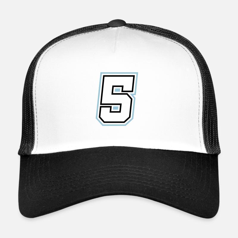 5 Number symbol Trucker Cap