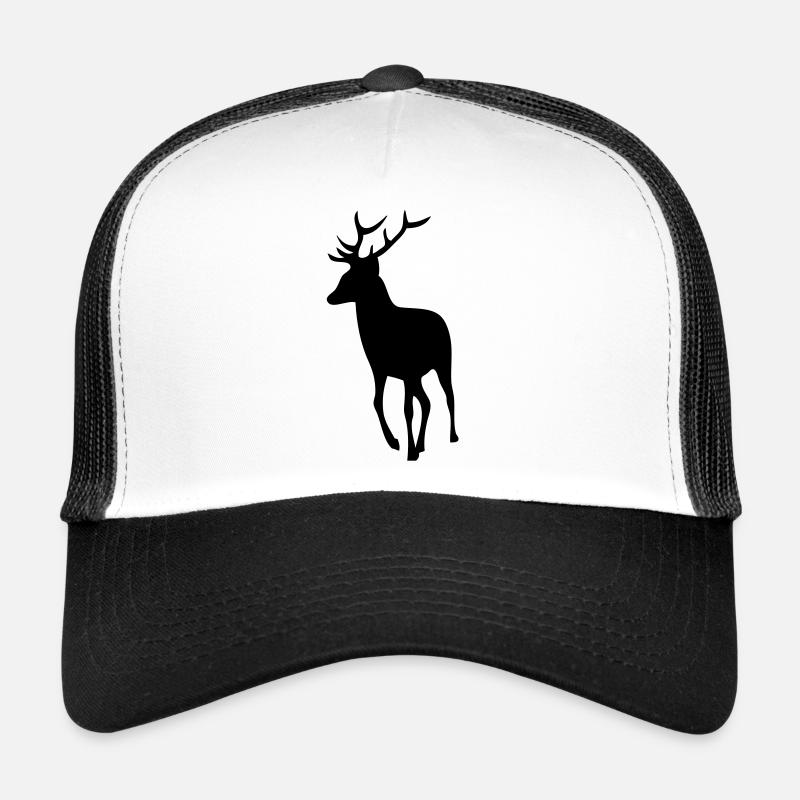 cerf deer silhouette ombre shadow1 Casquette trucker 