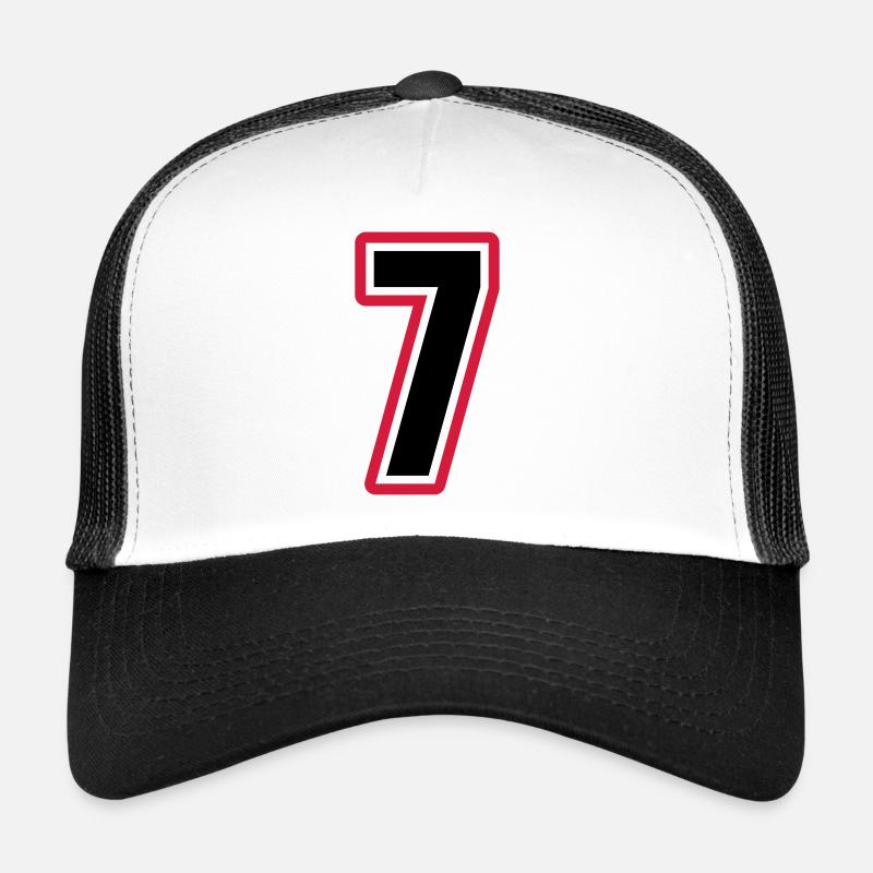 7 nombre symbole Casquette trucker 