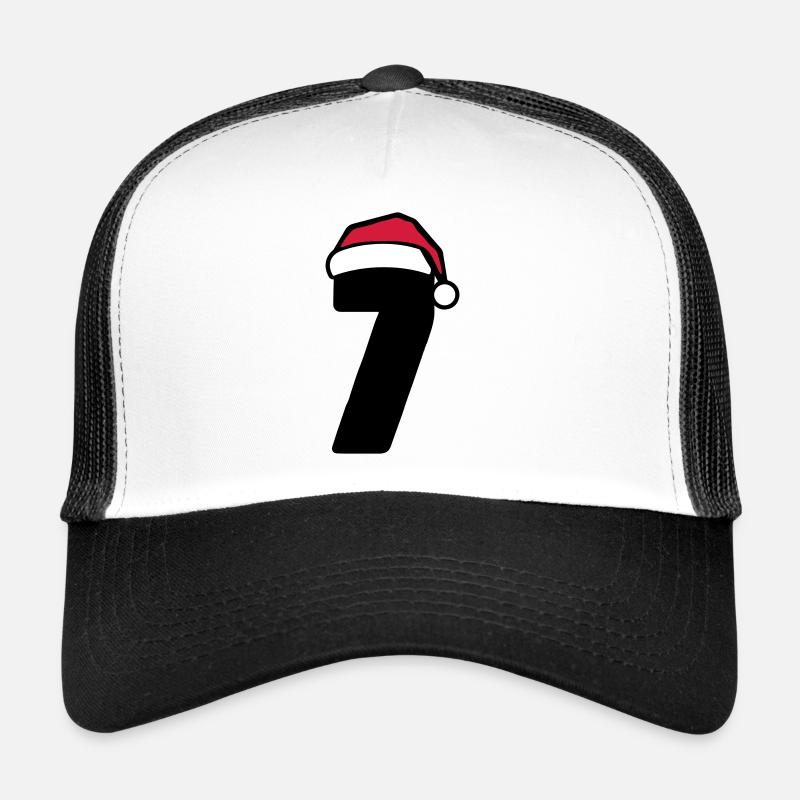 7 Numéro de Noël Casquette trucker 