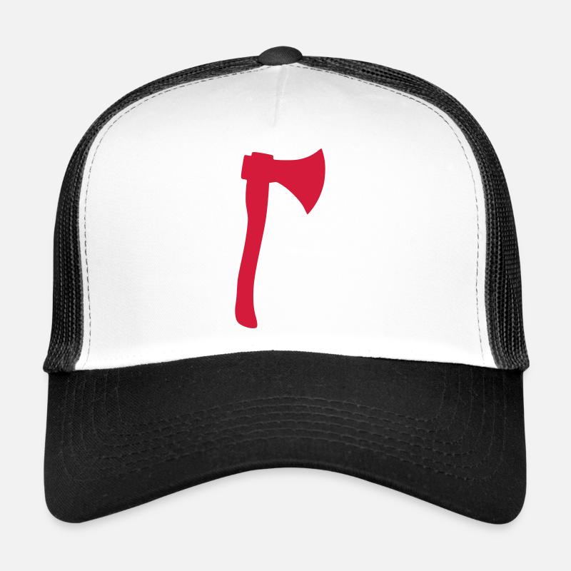 Pirat Segelzeichen - Trucker Cap - Weiß/Schwarz