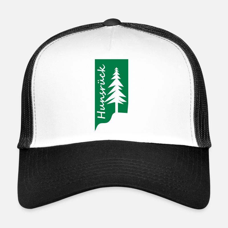 Hunsrücker Wald - Trucker Cap - Weiß/Schwarz