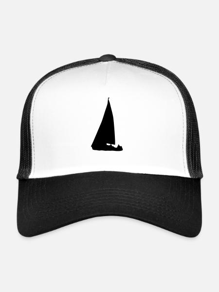 Sailboat (cheap!) - Casquette trucker  - blanc/noir - Devant
