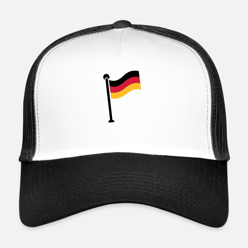 Drapeau Allemagne caché / Drapeau allemand (3c) Casquette trucker 