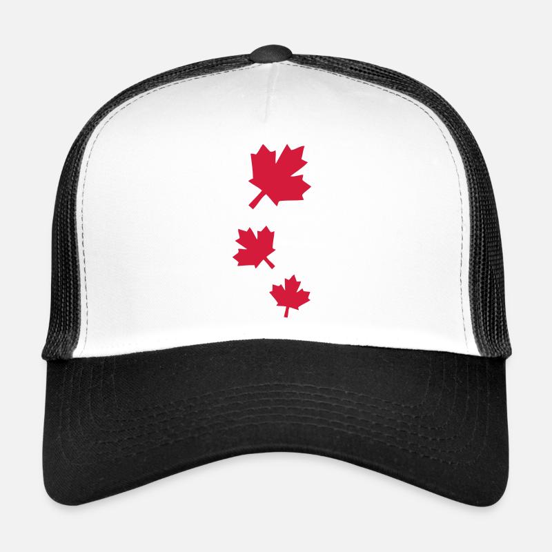 Maple leaves Canada Trucker Cap