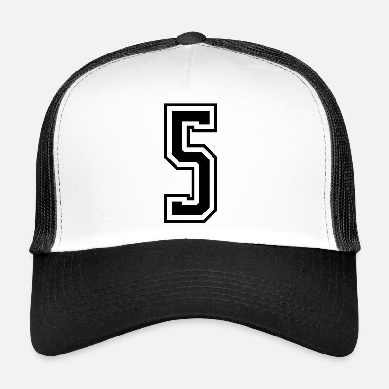 5 Numéro de numéro Casquette trucker 