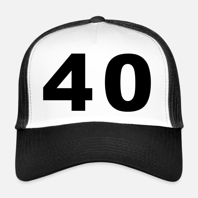 Number - 40 – Forty Trucker Cap