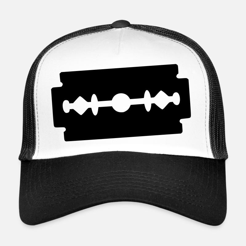 Rasierklinge Symbol Trucker Cap