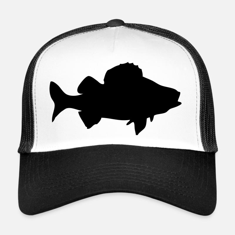 Perche - Casquette trucker - blanc/noir