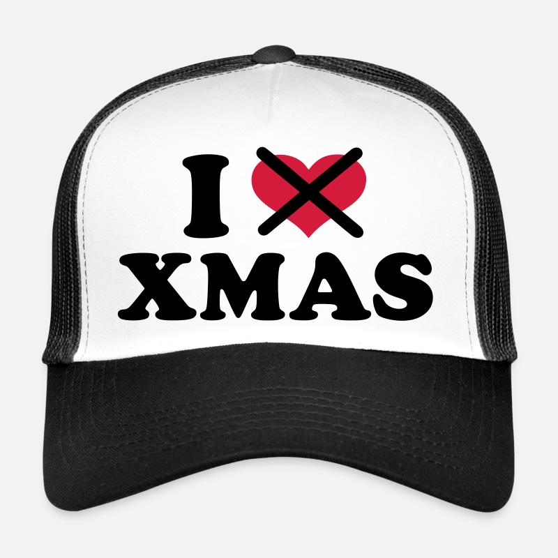 I hate xmas christmas Casquette trucker 