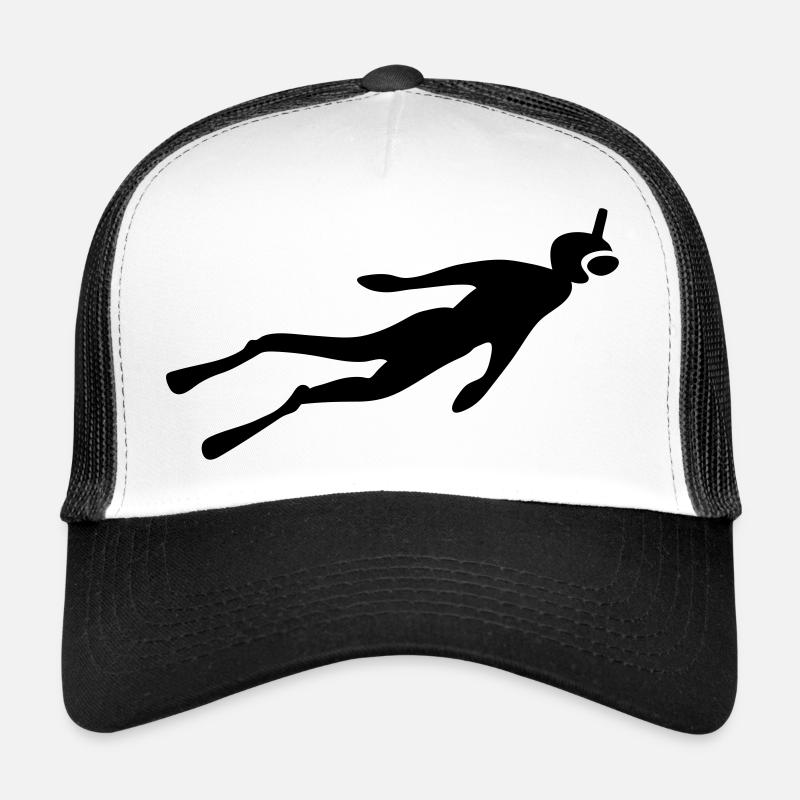 plongeur plongée libre Casquette trucker 