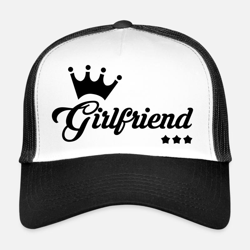 Love Lover Girlfriend Liebling Heart Schatz Trucker Cap