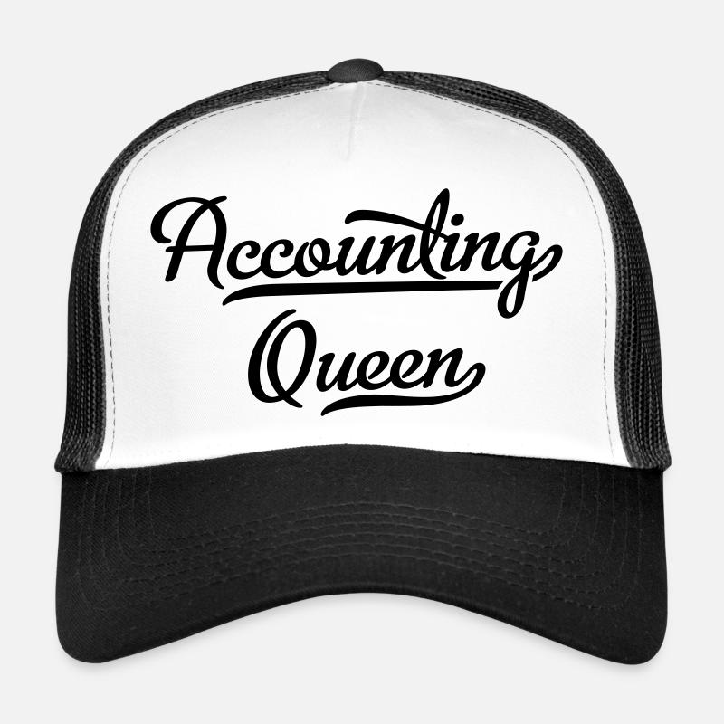 Comptabilité - Casquette trucker  - blanc/noir
