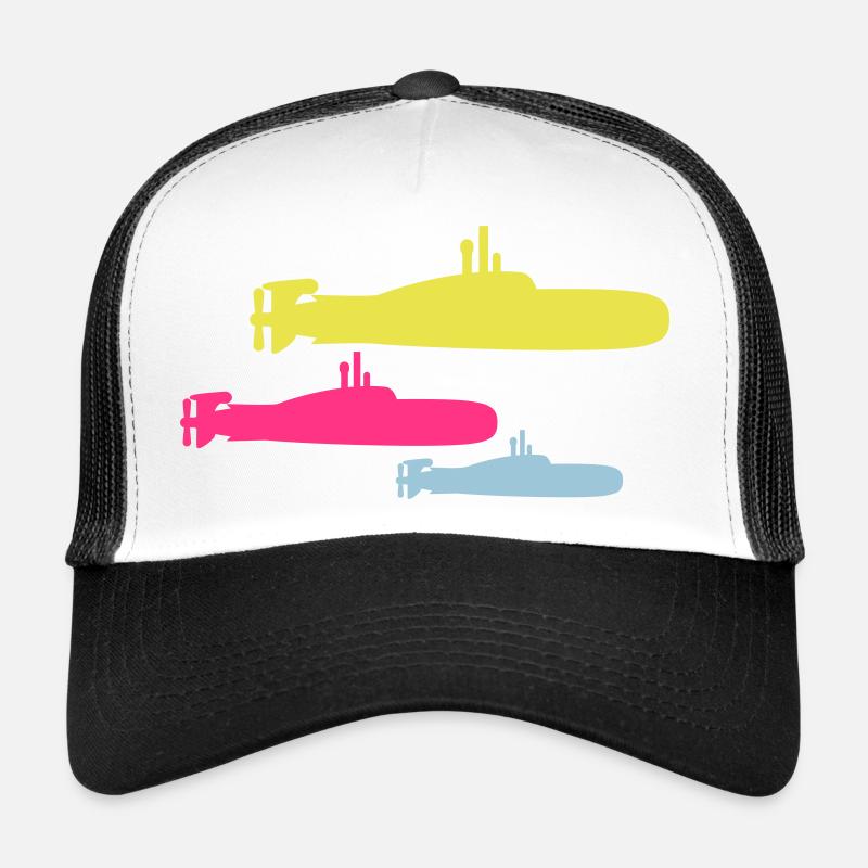 3 Sous-marins Flotte Trois Escadrons Groupe Equipe Équipage Casquette trucker 