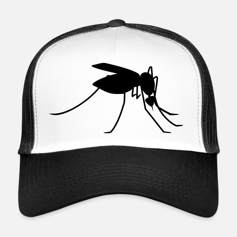 Schnake / gnat 1c - Trucker Cap - Weiß/Schwarz
