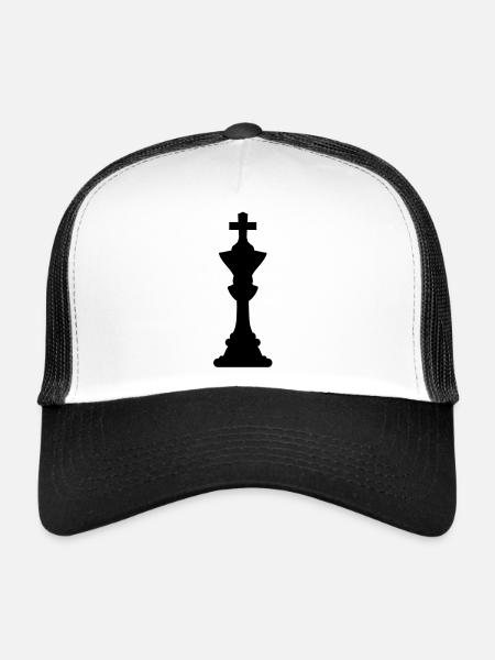 chess - Casquette trucker  - blanc/noir - Devant