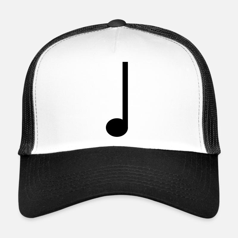 Quarter note music Trucker Cap
