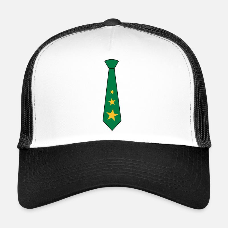 Cravate avec des étoiles Casquette trucker 