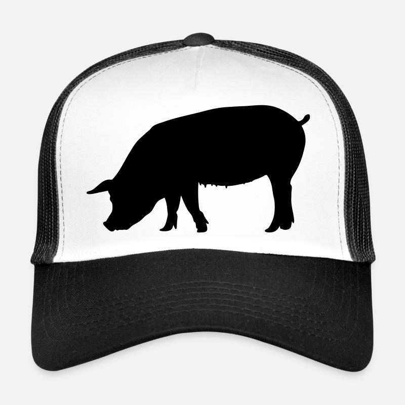 Pig - Trucker Cap - white/black