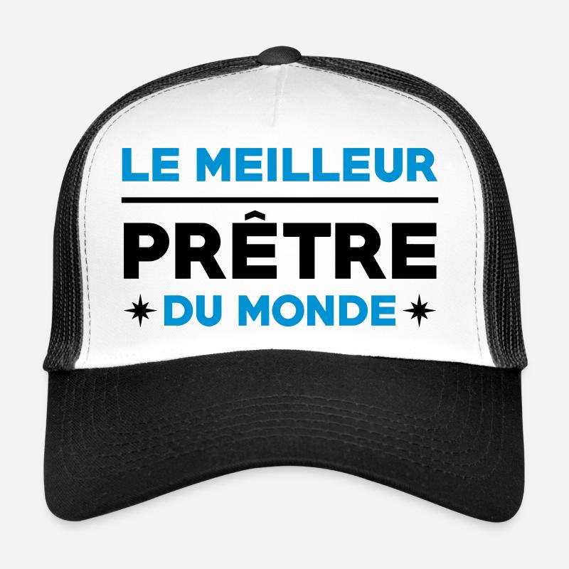 Prêtre / Pretre / Curé / Catho / Catholique Casquette trucker 