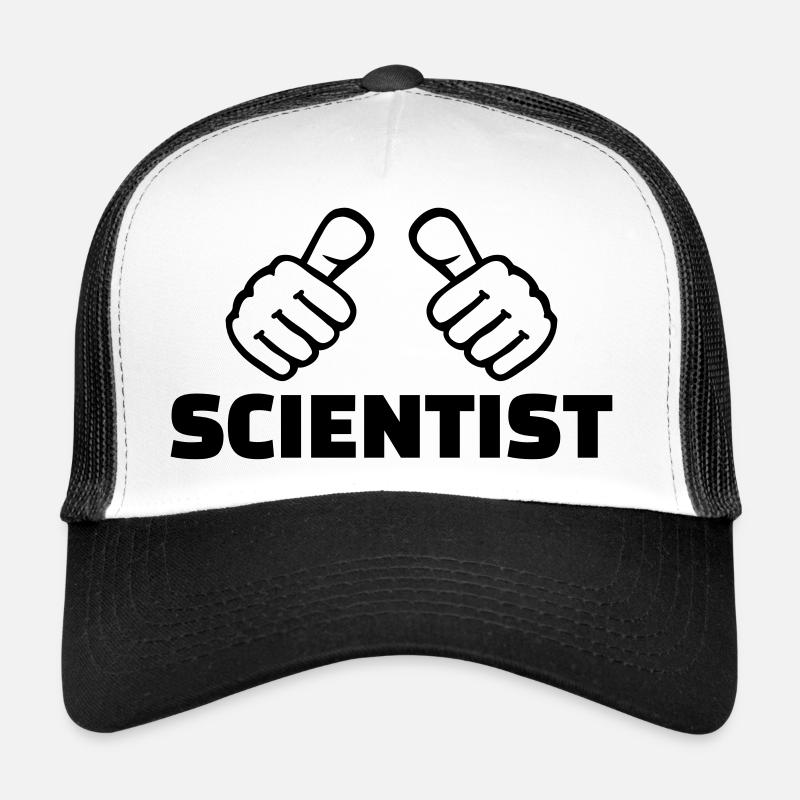 Scientist - Trucker Cap - Weiß/Schwarz