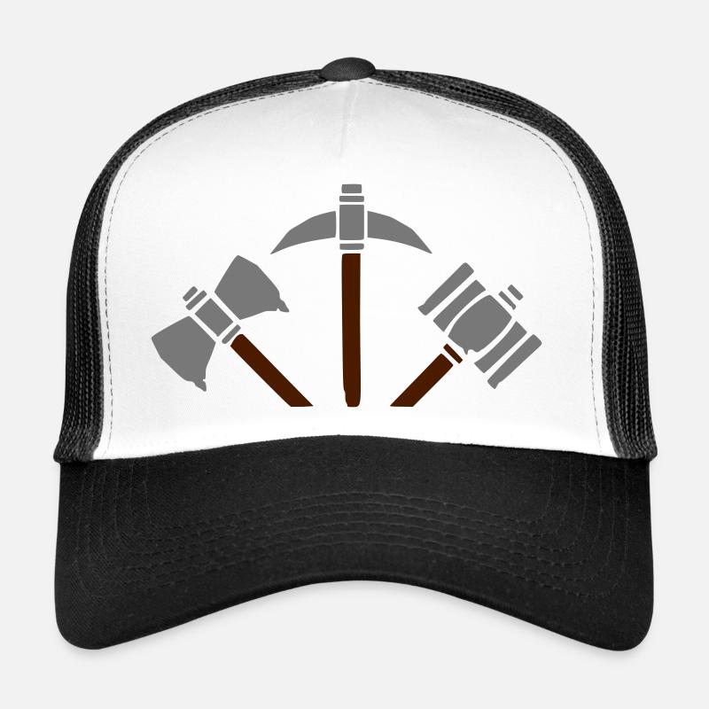 Axe Pick Hammer Trucker Cap
