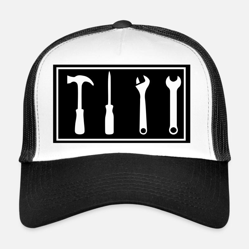werkzeug - Trucker Cap - Weiß/Schwarz
