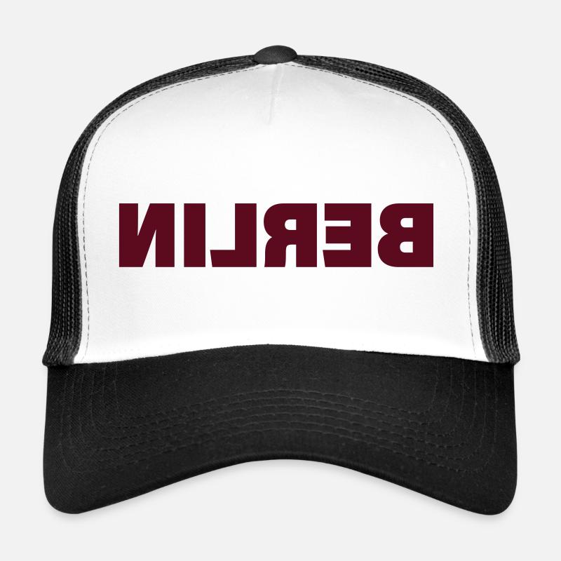 BERLIN - Trucker Cap - Weiß/Schwarz