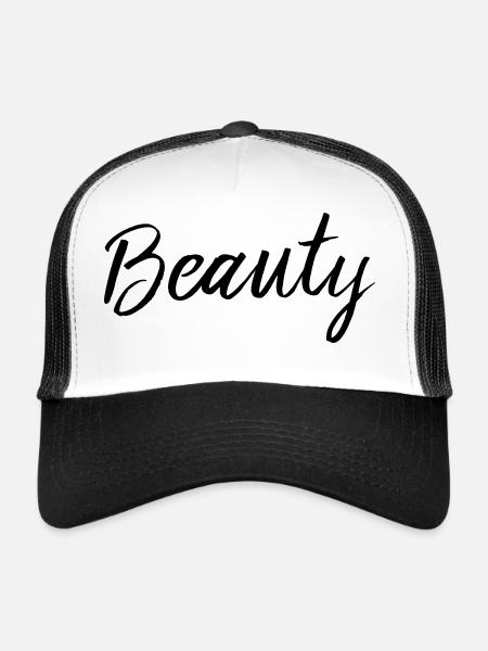 Beauty - Trucker Cap - white/black - Front