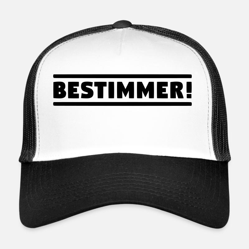 BESTIMMER! Chef Boss Anführer! Leitwolf Alphatier! Trucker Cap