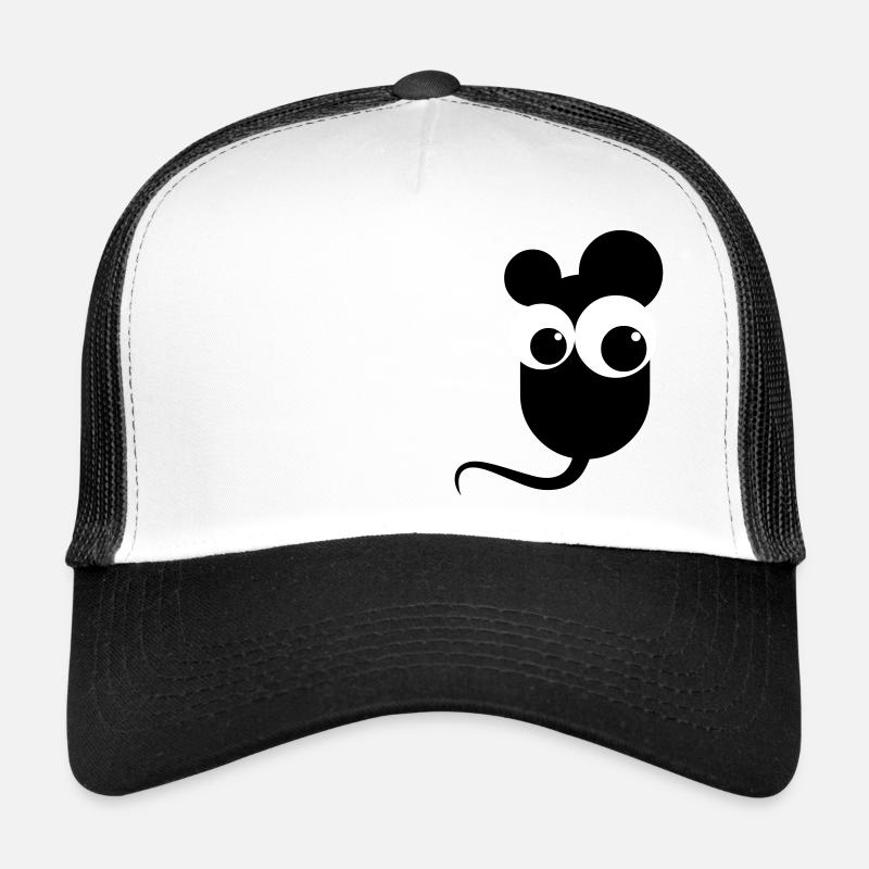 mouse - Trucker Cap - white/black