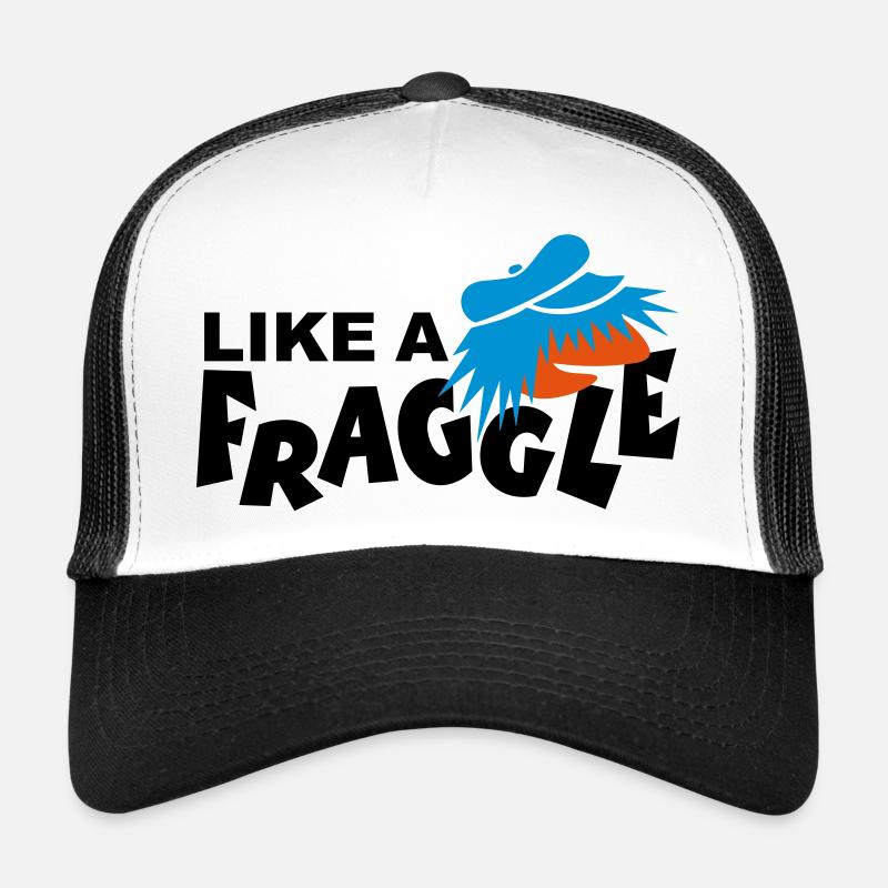 LIKE A FRAGGLE - Trucker Cap - Weiß/Schwarz