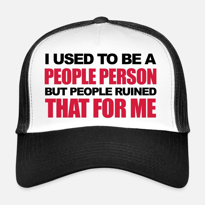 Funny - Casquette trucker  - blanc/noir