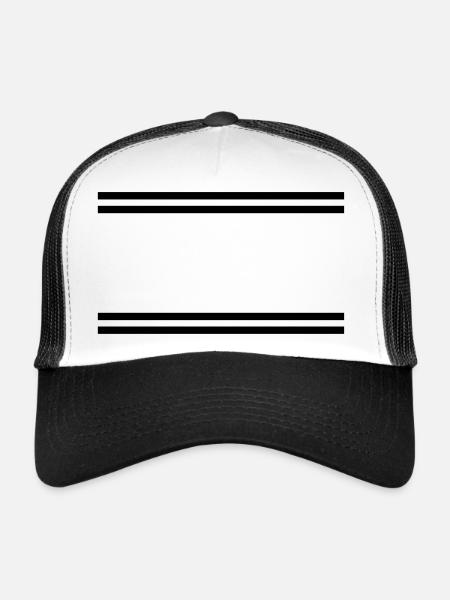 border - Trucker Cap - white/black - Front
