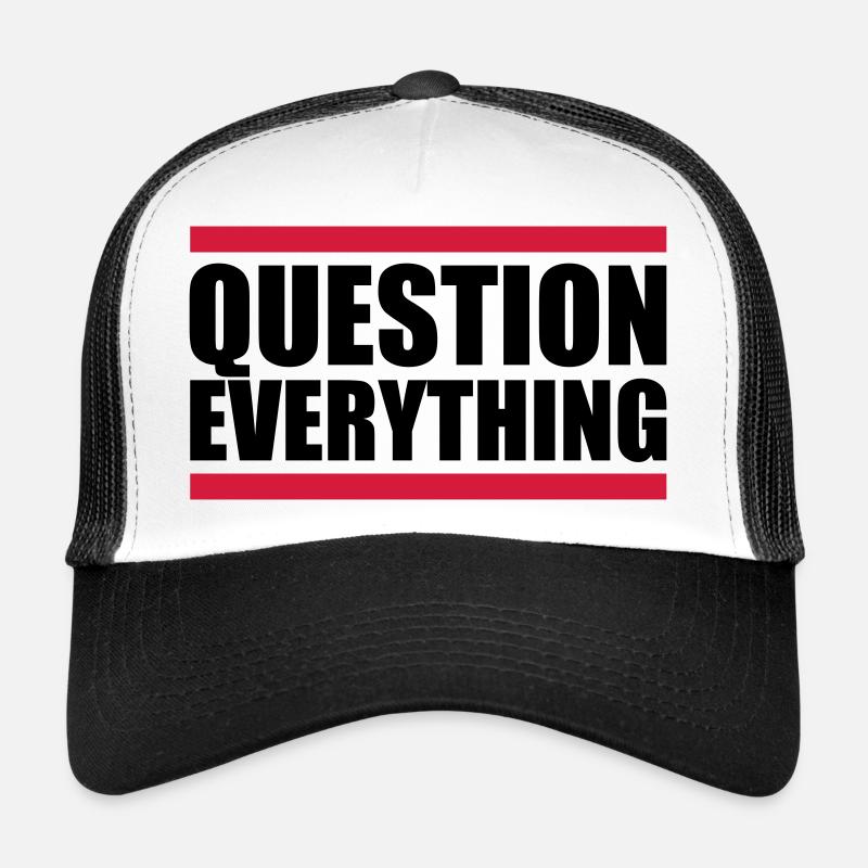 Question Everything bar Trucker Cap