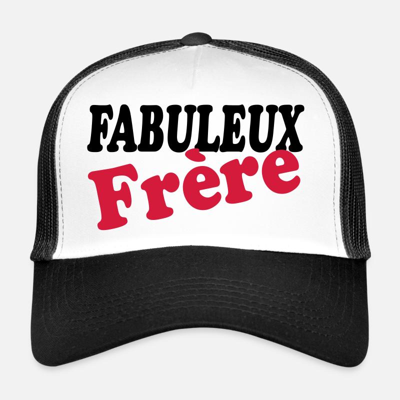 FABULOUS Brother - Trucker Cap - white/black