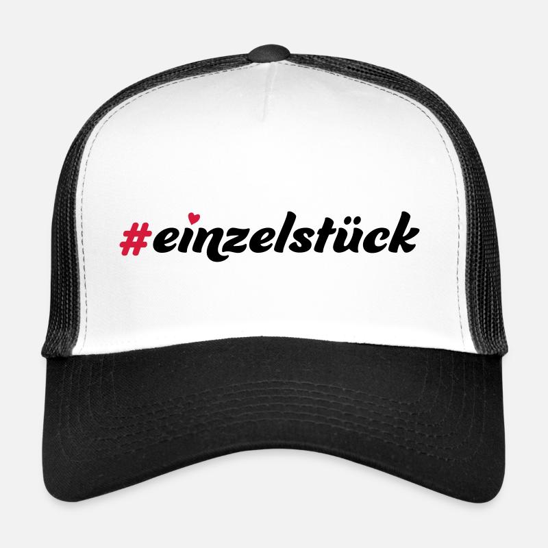 Einzelstück - Trucker Cap - Weiß/Schwarz