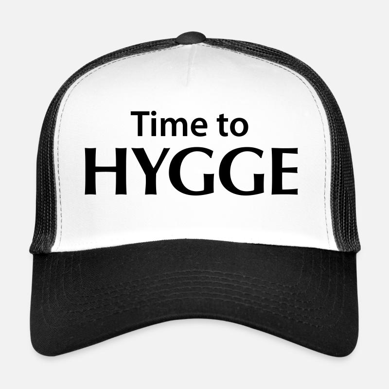 Il est temps de Hygge! Sentant la satisfaction du bonheur Casquette trucker 