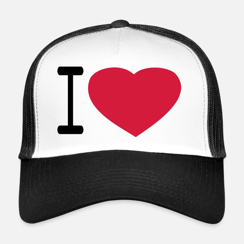 iloveseul - Trucker Cap - Weiß/Schwarz