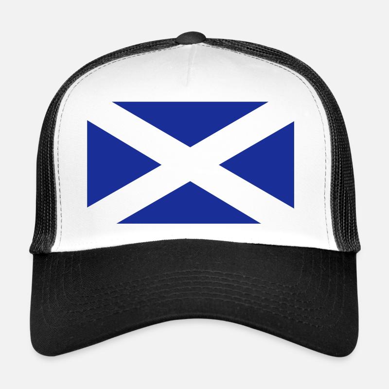 Écossais drapeau d'une couleur Casquette trucker 