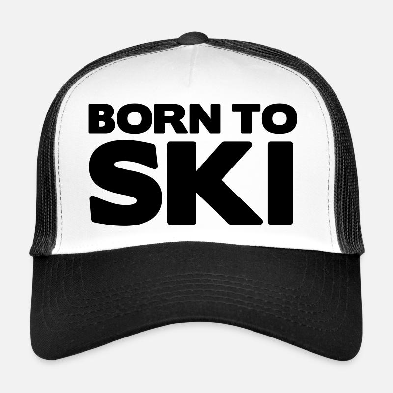 BORN TO SKI Casquette trucker 