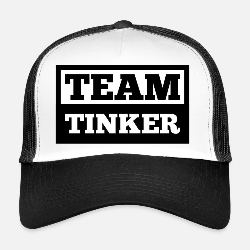 Team Tinker - Trucker Cap - Weiß/Schwarz