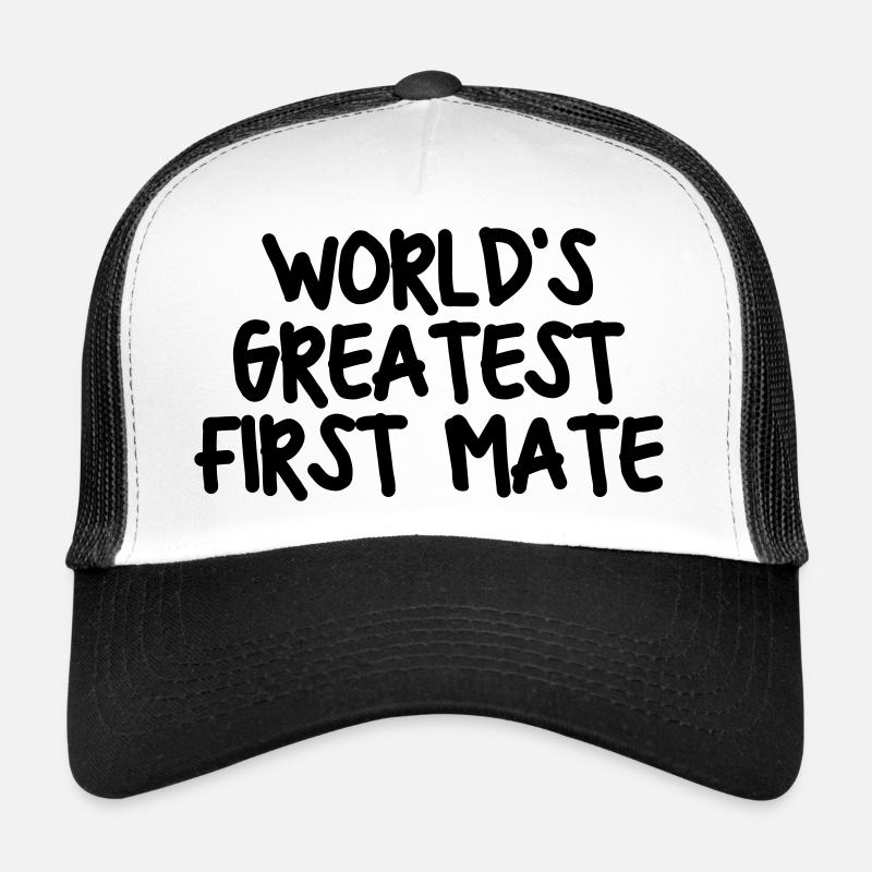 worlds greatest first mate Trucker Cap