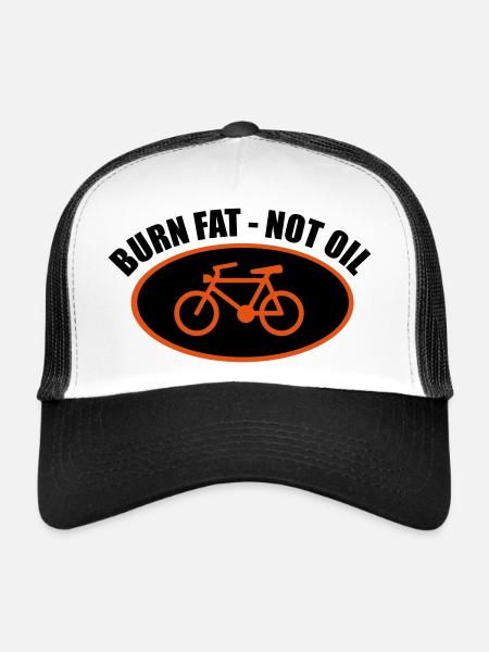 cycling - Casquette trucker  - blanc/noir - Devant