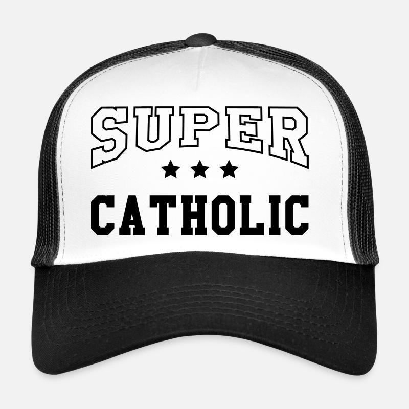 Christian / Catholic / God / Religion Catholicism - Trucker Cap - white/black