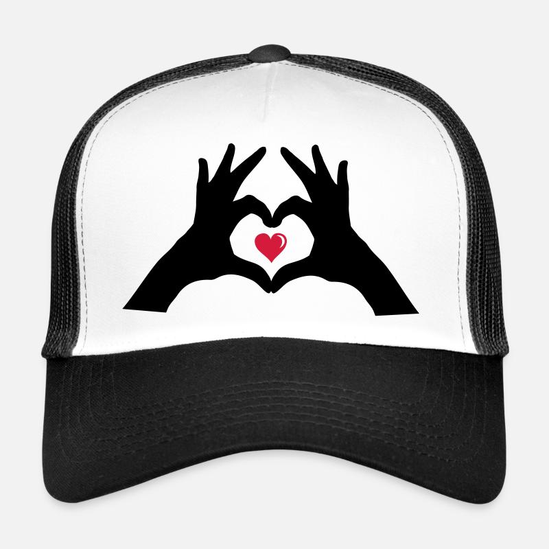 hands heart Trucker Cap