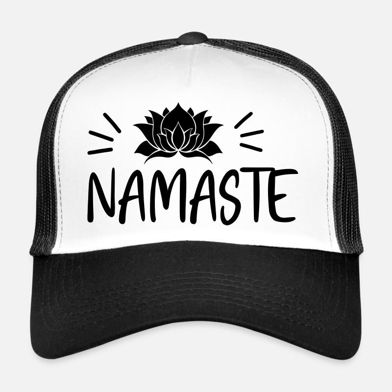 Yoga / Namaste / Fleur de lotus Casquette trucker 