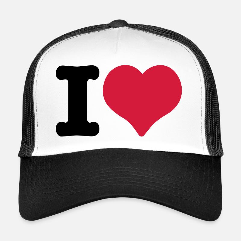 J'aime - Coeur Casquette trucker 